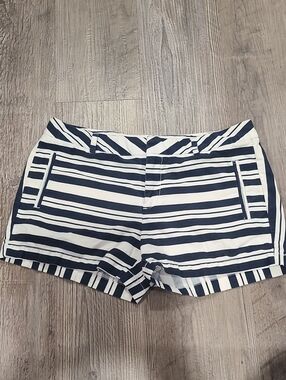 Striped Navy and White Women’s Shorts Size Tylus